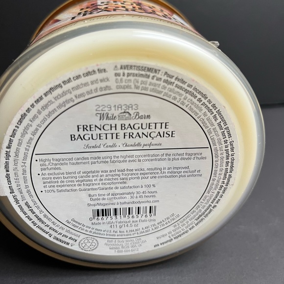 🥖RARE BBW White Barn FRENCH BAGUETTE candle🥖 (original scent release!) - Picture 5 of 5